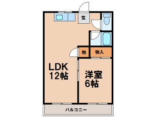 ラビットハウスの物件間取画像